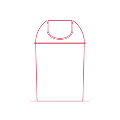 Objects Bathroom Trash Cans Umbra Mezzo Trash Can Sketch Svg Vector, Free Vectors File